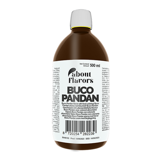 Buco Pandan Flavoring 500 ml - About Flavors