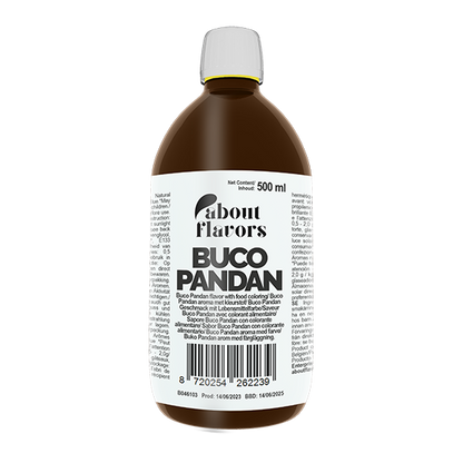 Buco Pandan Flavoring 500 ml - About Flavors
