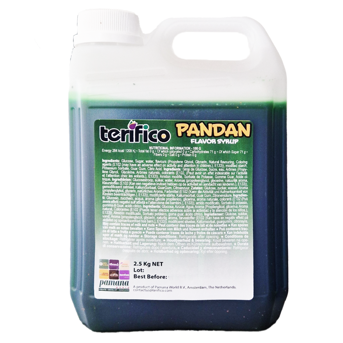 Pandan Syrup 2 LIters